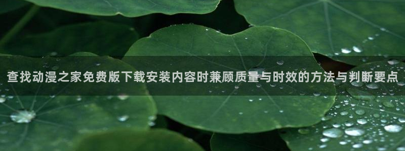 汗汗漫画推荐排行：查找动漫之家免费版下载安装内容时兼顾质量与时效的方法与判断要点配图